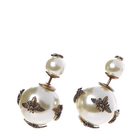 dior tribal bee earrings